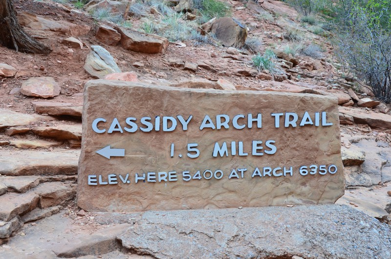 Aufstieg zum Cassidy Arch
