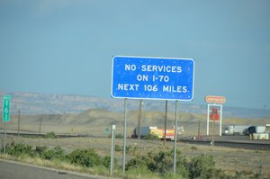 nix gibts in den nächsten 106 Miles