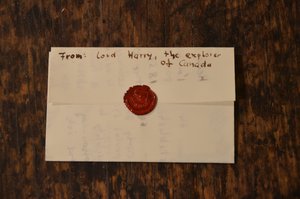 Historical Letter from Lord Harry, the Explorer of Canada