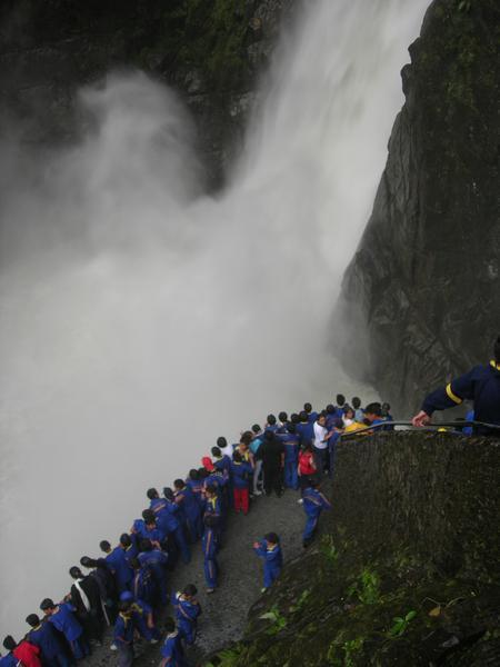 The Pailon del Diablo Waterfall