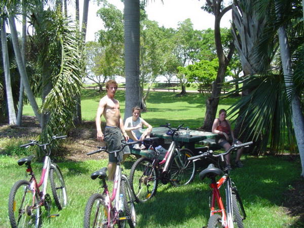 Our trusty bikes