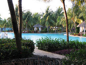 The pool...AKA lagoon in the hotel!