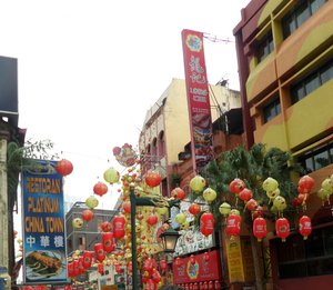 China town preparing for Chinese New Year