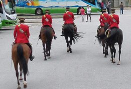 Changing the Guards at Malaysian  Royal Palace