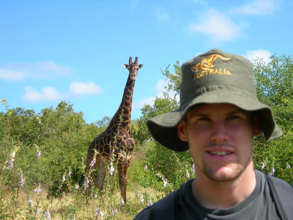 Tezz and Mr Giraffe