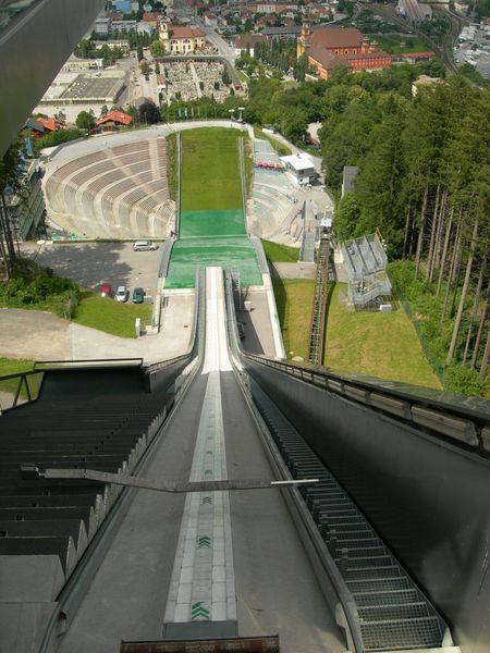 the top of Bergisel Ski Jump