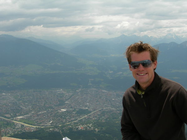 overlooking Innsbruck