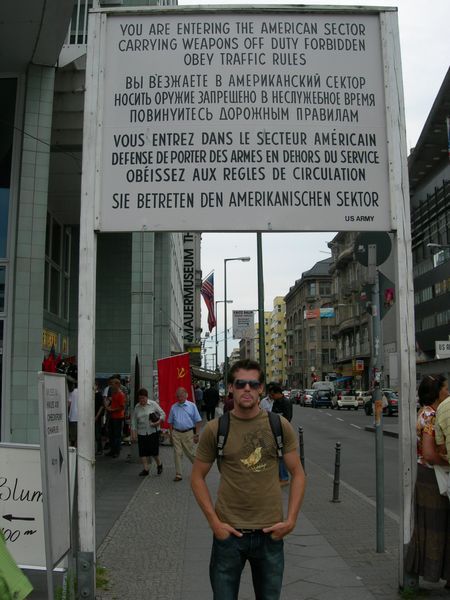 Checkpoint Charlie on the West
