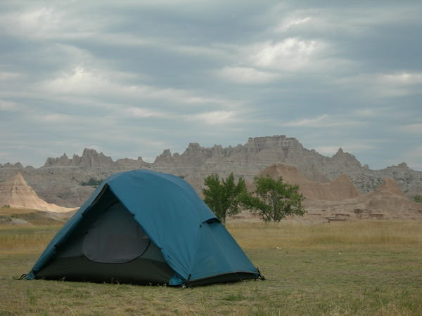 Camping in Badlands National Park