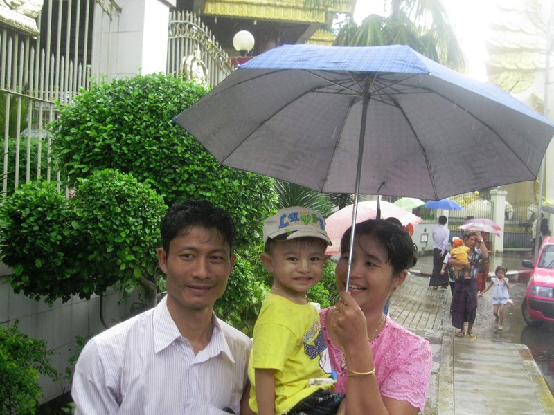 Residents of Yangon