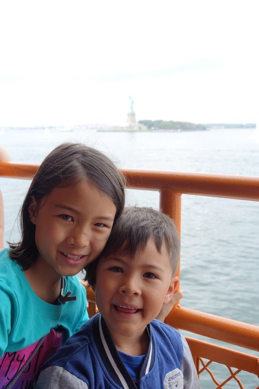 Me and my brother Richie on the Staten Island Ferry