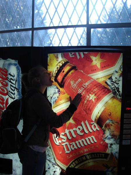 hmm...I've never seen a vending machine for beer!