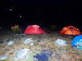 Santa Cruz Hike - first night the camp site