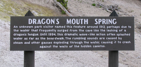 Dragons Mouth Spring