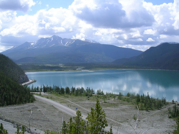 View from hike at  Muncho Lake, BC