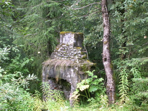 Fireplace from long ago house