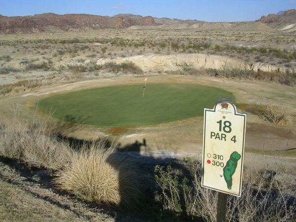 Golf course at Study Butte/Terlingua