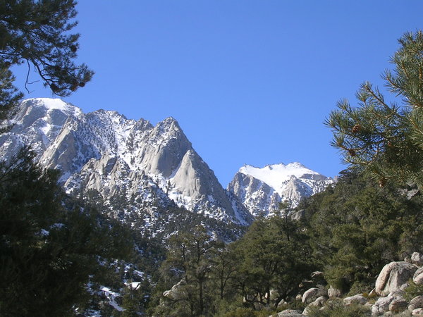 Mt Whitney from the Lone Pine area