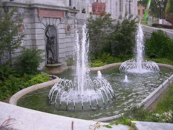 The Parliament Building Fountain
