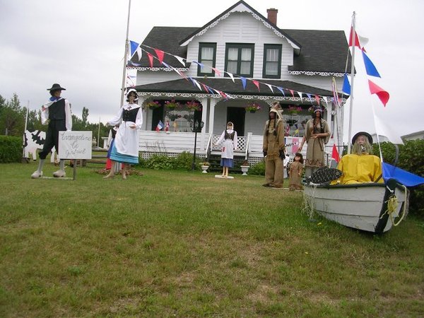 Acadien festival decorations