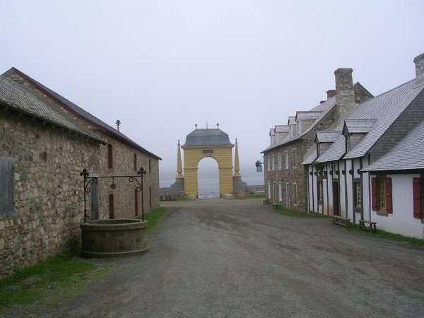 Main street and harbor arch