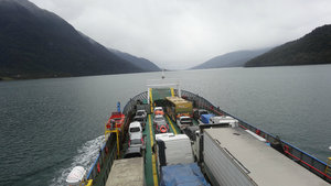 onboard the ferry, Hornopieren to Caleta Gonzalo