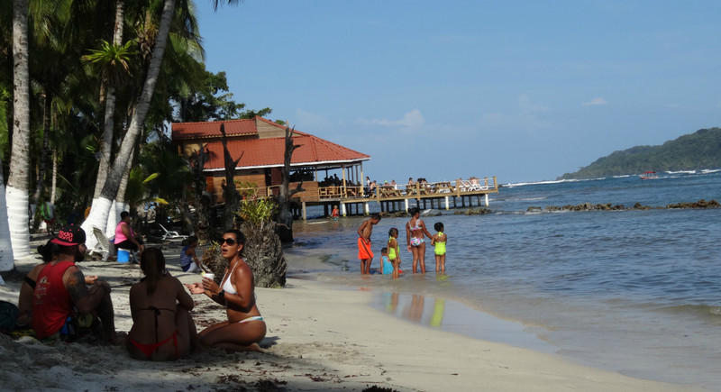 Panamanians on holidays, Bocas del Toro