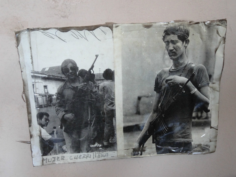 Sandinista image, Museum of the Revolution, Leon