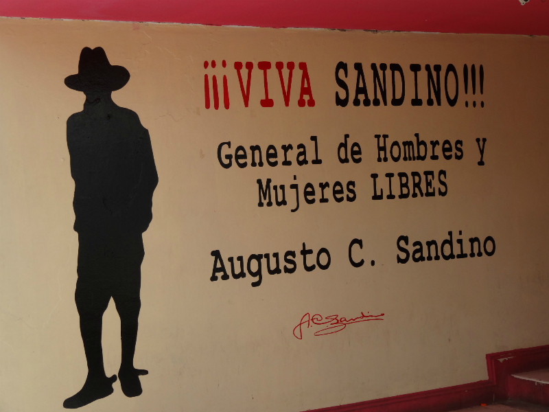 Sandinista Revolution is not forgotten, street art in Leon