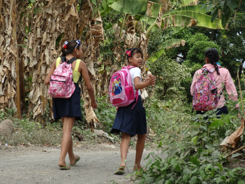 To school, Ometepe Island