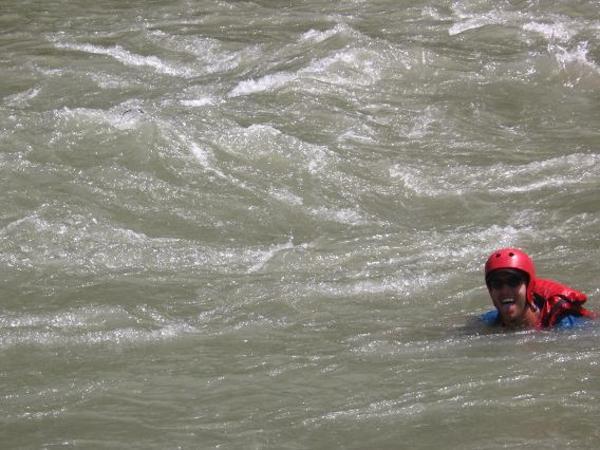 Un homme a la Mer - Riviere Kali Gandaki-