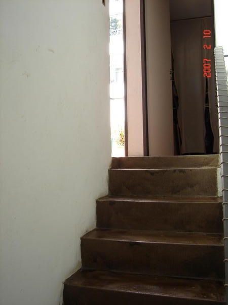 Stairs leading up to my quarters