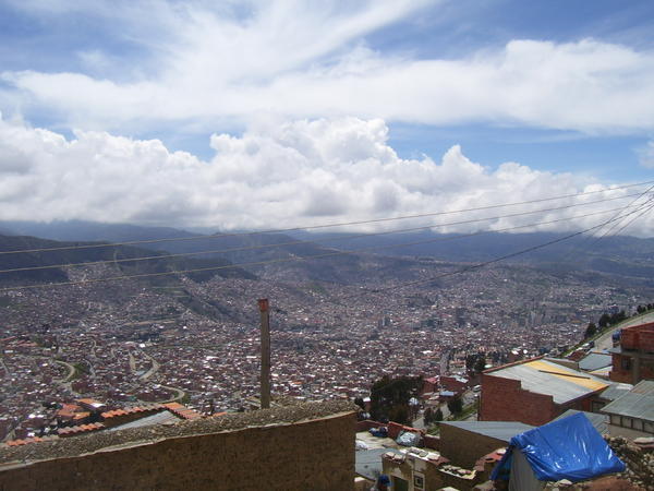 La Paz vu d'en haut