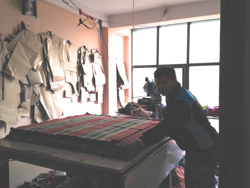 cutting room clothing factory