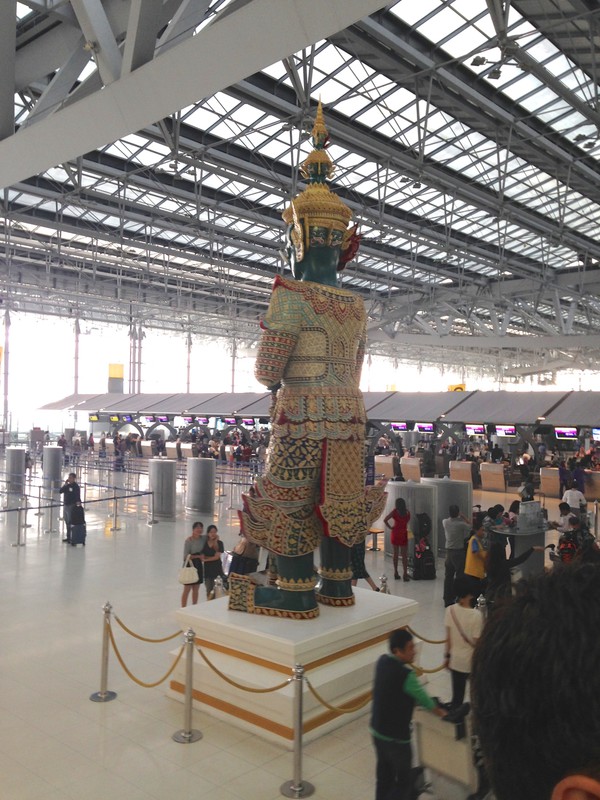 at the airport inBangkok