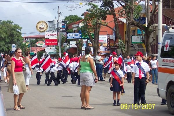 Band during parade