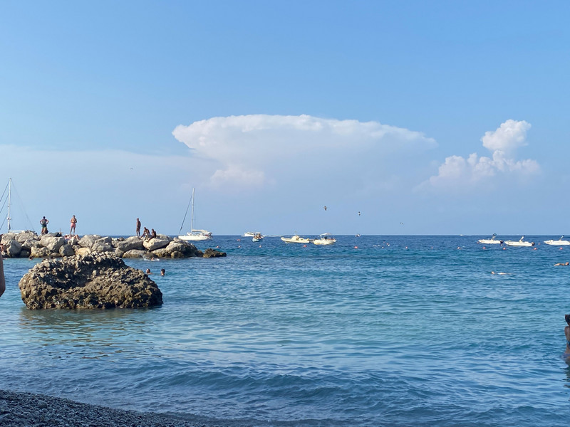 Free Beach on Capri island