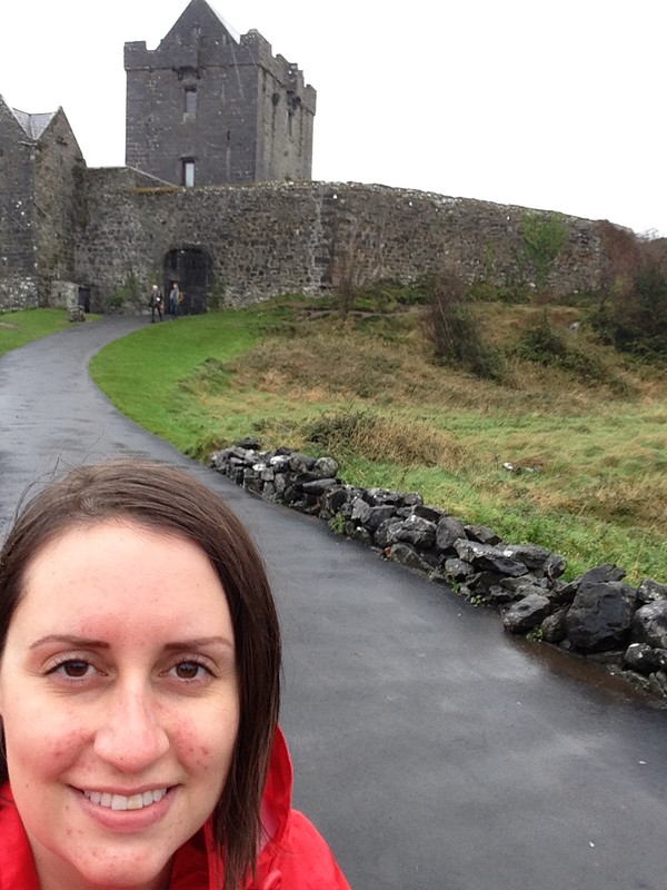 Selfie at Dunguaire Castle (forgot my selfie stick in the car)