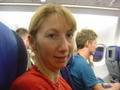 On the plane to Singapore