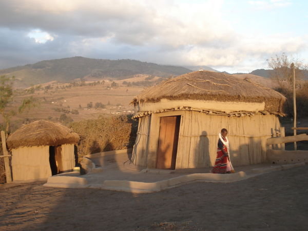 The Maasai Huts in our Boma