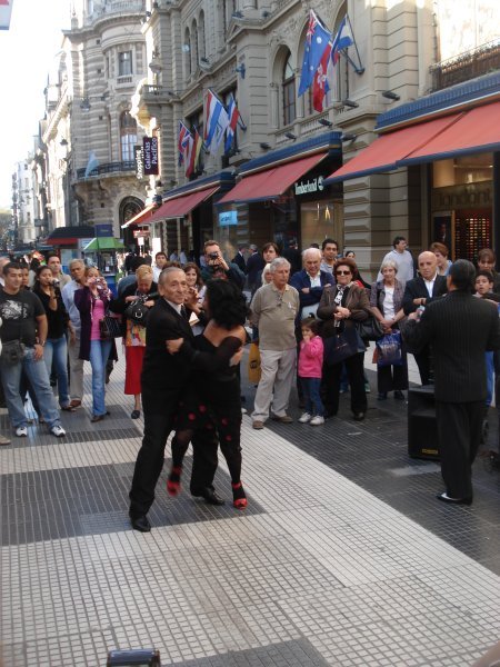 Tango Dancers in the Street