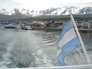 Ushuaia from the water