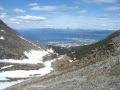 the view of Ushuaia from the top