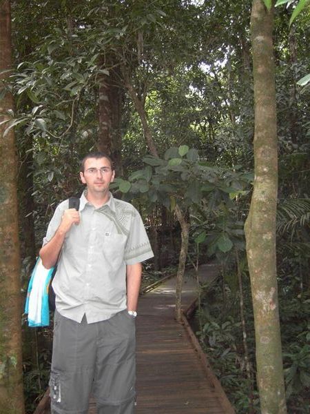 Mike in Rainforest at Cape Trib
