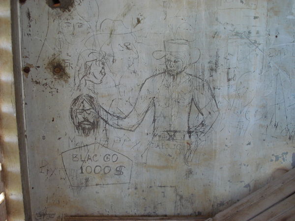 S21 Prison Wall Drawing