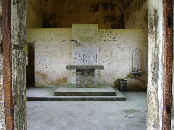 Bokor Church Altar