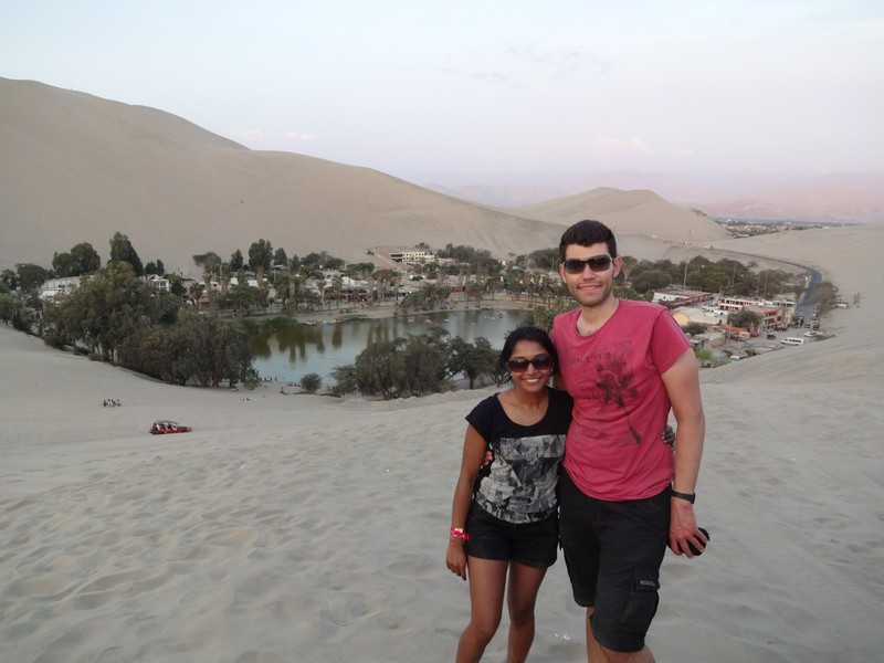 Us at Huacachina