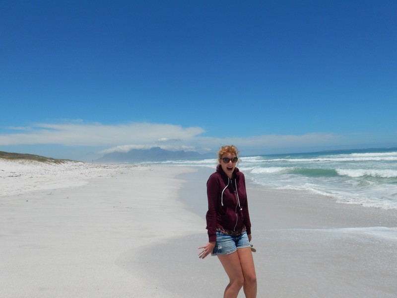 Bloubergstrand, cold water !