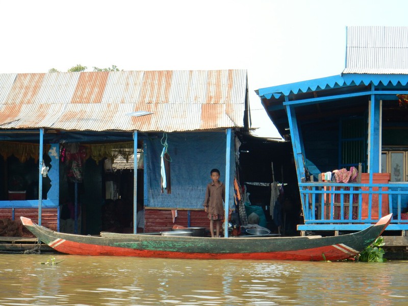 Floating village on our way to Battambang  