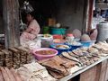 Market in Kampot - dried fish